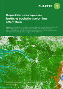 Répartition des types de forêts et évolution selon leur affectation 