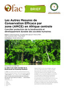 Les Autres Mesures de Conservation Efficace par zone (AMCE) en Afrique centrale